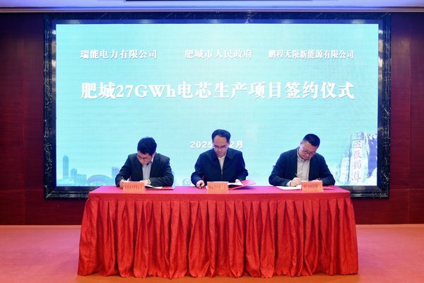 55億元！山東肥城27GWh電芯生產(chǎn)項目簽約