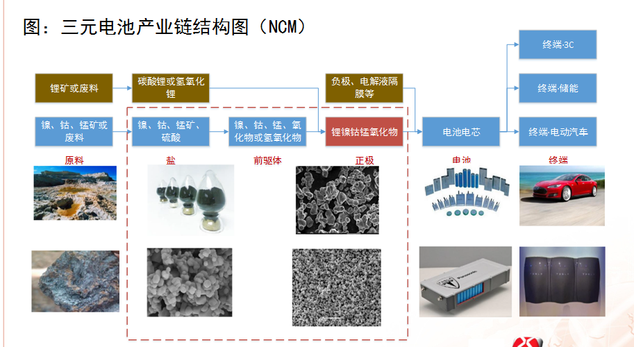 浙商證券楊藻：三元鋰電池產(chǎn)業(yè)鏈的投資機(jī)會分析