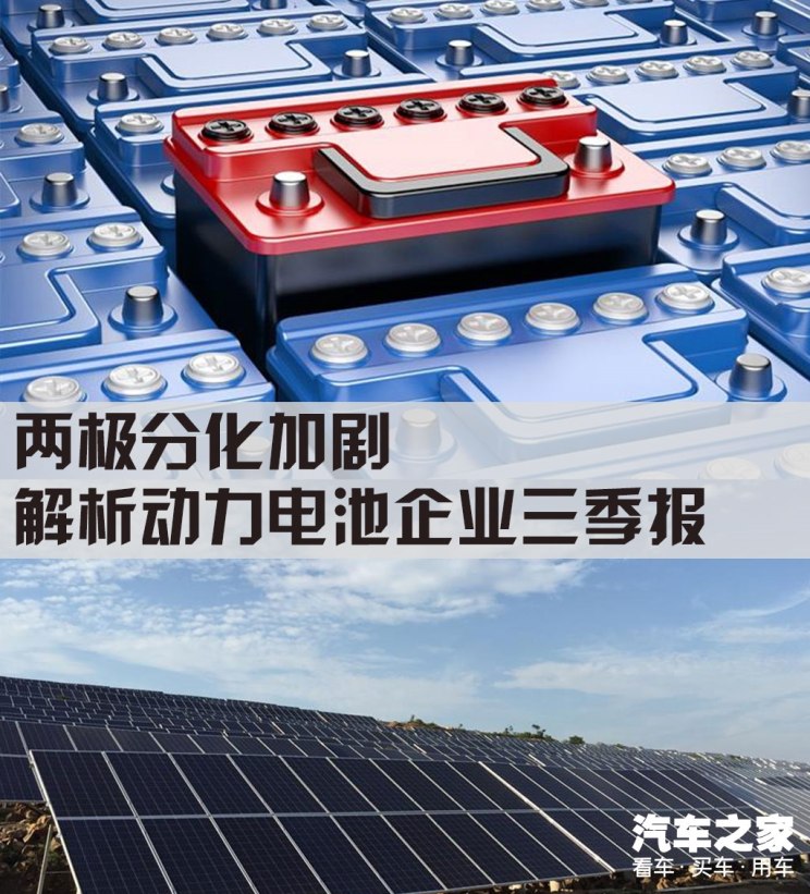 兩極分化加劇  解析國內(nèi)動力電池公司三季報