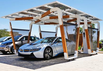 寶馬在慕尼黑建首座太陽(yáng)能汽車充電站