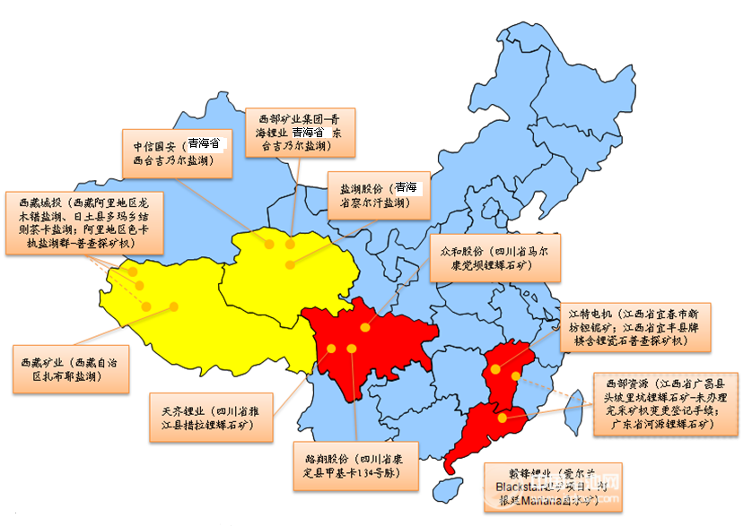 去年鋰鹽產量與2013年基本持平 電池材料大幅增長