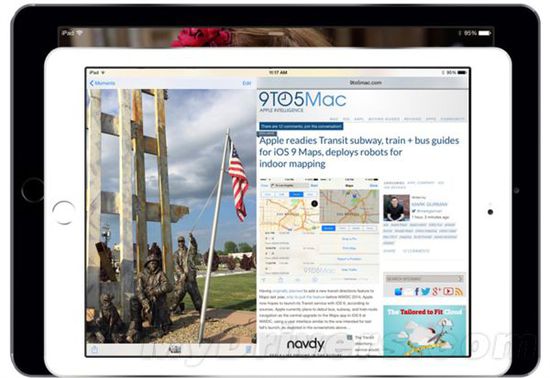 iOS 9再曝光:分屏多任務 重磅新功能挽救iPad iOS 9再曝光:分屏多任務 重磅新功能挽救iPad