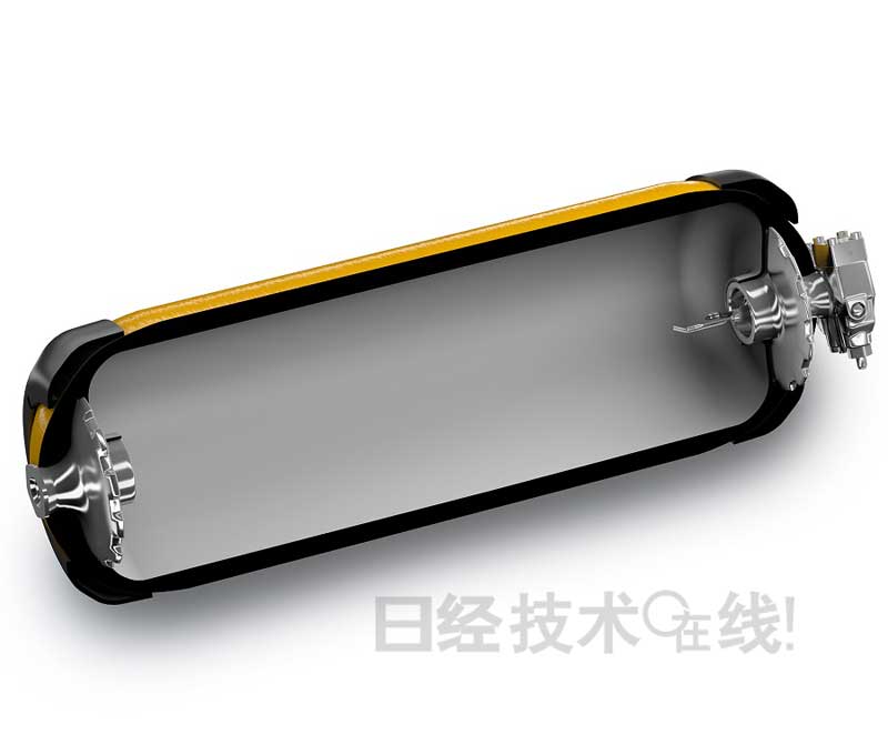 豐田“MIRAI”高壓儲(chǔ)氫罐的碳纖維用量減少4成 豐田“MIRAI”高壓儲(chǔ)氫罐的碳纖維用量減少4成