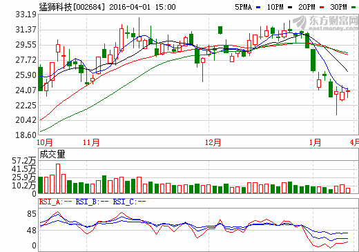 猛獅科技2015年總營收5.50億元 鋰電池營收7842萬元