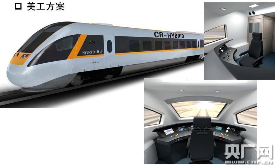 中國(guó)首列混合動(dòng)力動(dòng)車(chē)組誕生 最高時(shí)速160公里