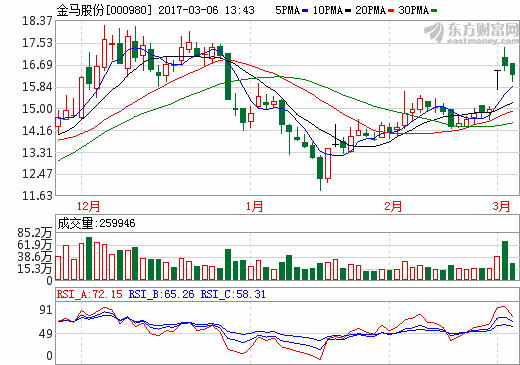 金馬股份釋疑新能源補貼退坡 稱對眾泰汽車影響不大
