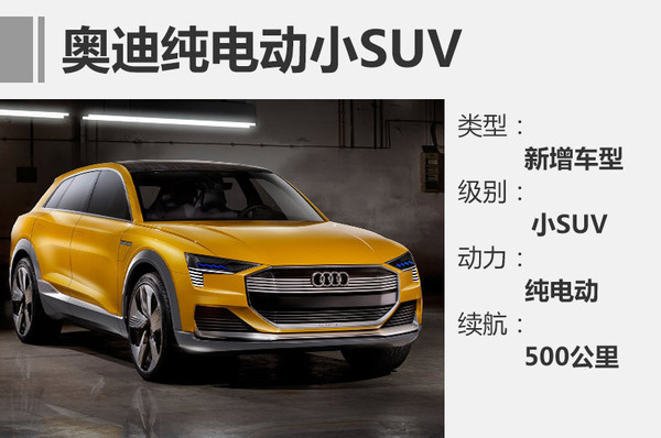 奧迪將推3款純電動車 首款純電動SUV明年上市