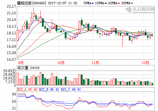 藏格控股：子公司藏格鉀肥獲大浪灘黑北鉀鹽礦探礦權(quán) 