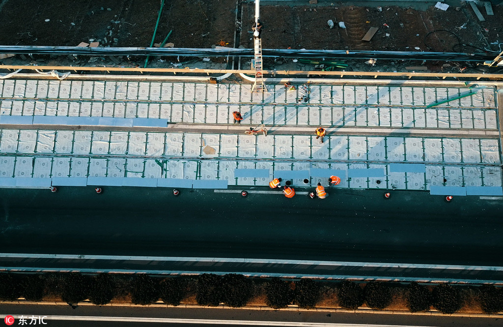 濟(jì)南正建設(shè)全球首條光伏高速公路 年底竣工通車發(fā)電