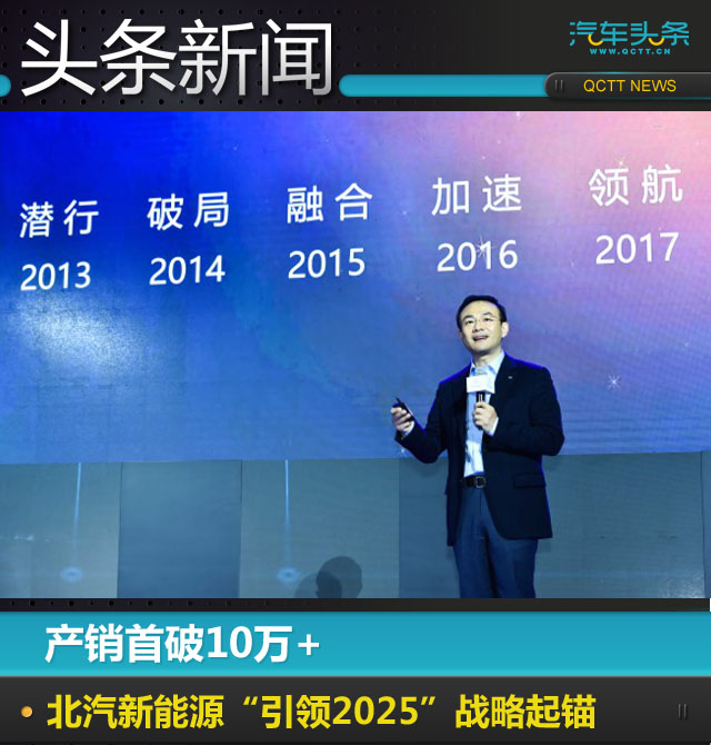 產銷首破10萬+，北汽新能源“引領2025”戰(zhàn)略起錨