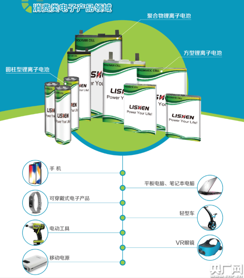消費類電子產(chǎn)品領域使用電池情況