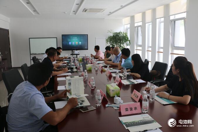 中國鋰電新能源產業鏈調研團一行與中科華聯、藍科途相關領導交流座談