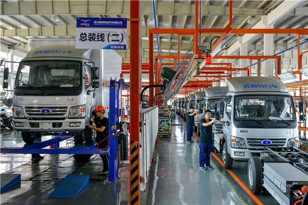超威電動汽車生產(chǎn)線