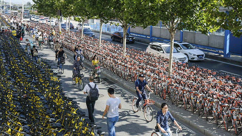 共享單車“一地雞毛” 5G成共享經(jīng)濟(jì)下個(gè)推手