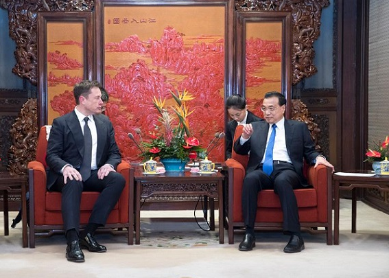 李克強總理會見馬斯克 特斯拉要拿中國“綠卡” 李克強總理會見馬斯克 特斯拉要拿中國“綠卡”