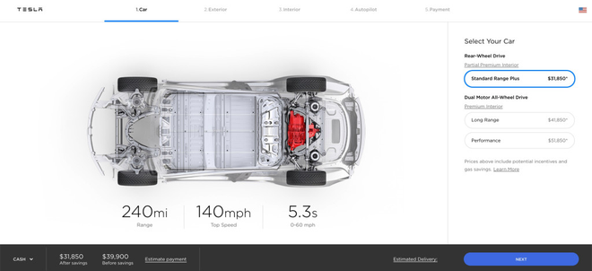 特斯拉再調價 Model 3所有車型上漲400美元
