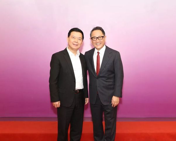 廣汽集團董事長曾慶洪與豐田社長豐田章男 廣汽集團董事長曾慶洪與豐田社長豐田章男