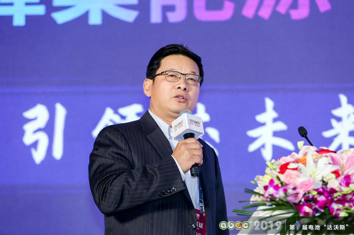 遠(yuǎn)東電池江蘇有限公司董事、遠(yuǎn)東電池系統(tǒng)有限公司總經(jīng)理吳松堅(jiān)