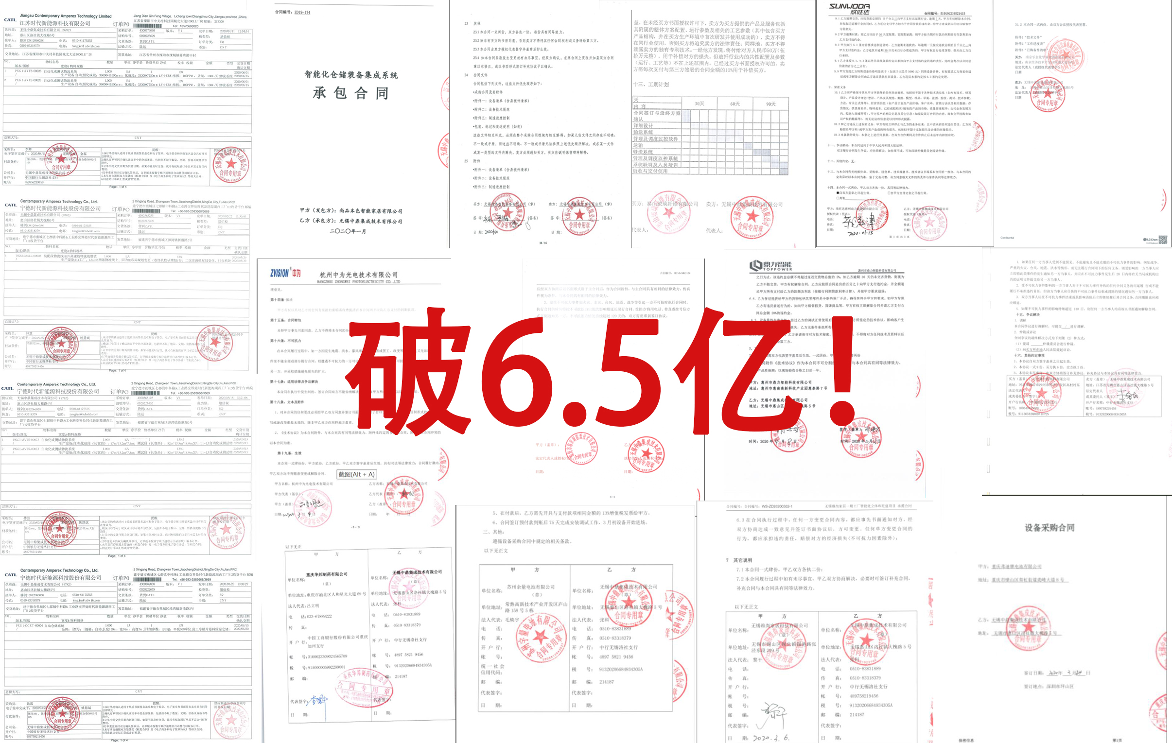 中鼎集成頻頻斬獲大額訂單 2020年訂單已破6.5億元 中鼎集成頻頻斬獲大額訂單 2020年訂單已破6.5億元