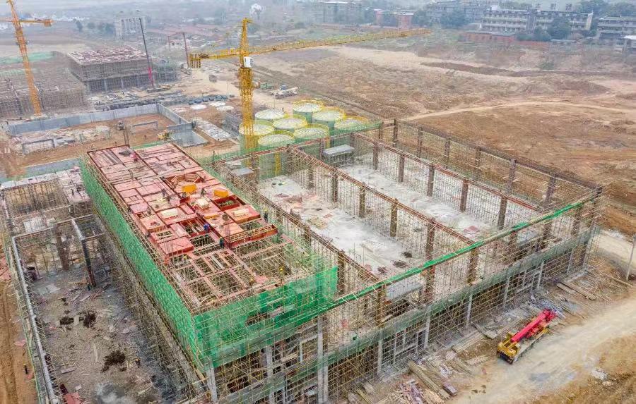新洋豐湖北鐘祥磷酸鐵項目施工現場 新洋豐湖北鐘祥磷酸鐵項目施工現場