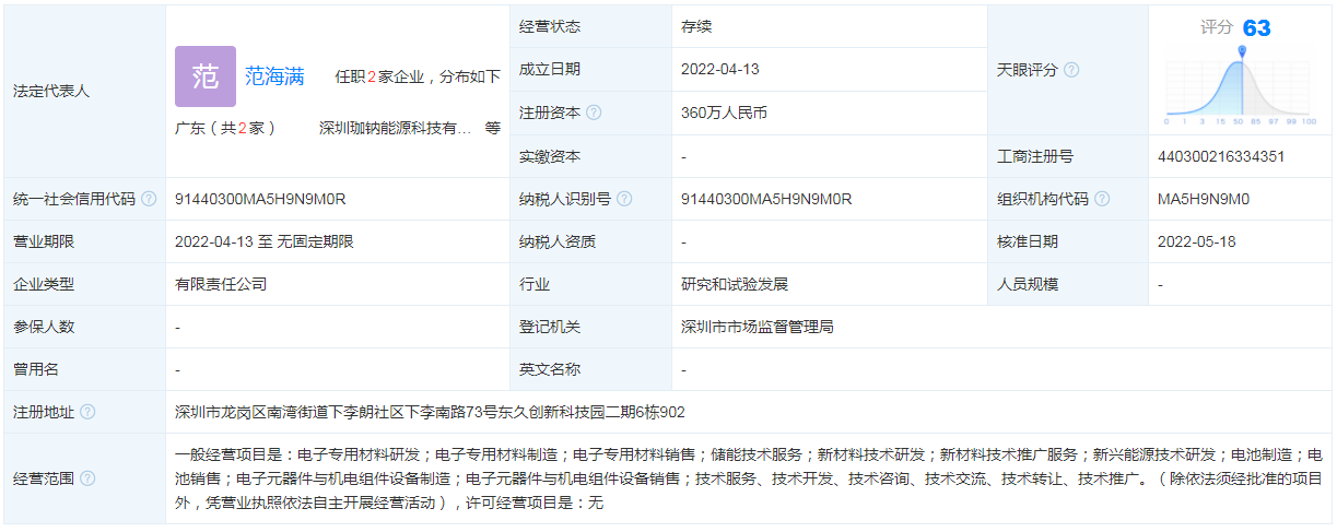 珈鈉能源完成數(shù)千萬(wàn)元天使輪融資 順為資本獨(dú)家投資
