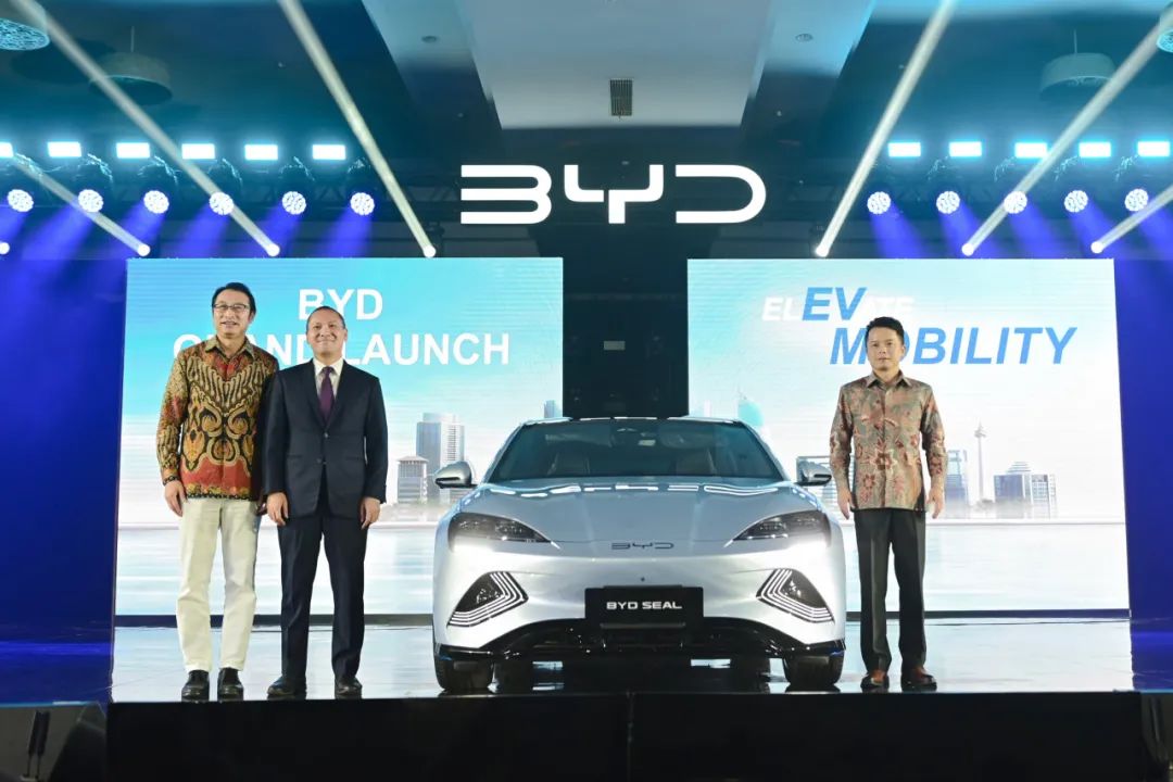 比亞迪攜三款純電車(chē)型首登印度尼西亞乘用車(chē)市場(chǎng)