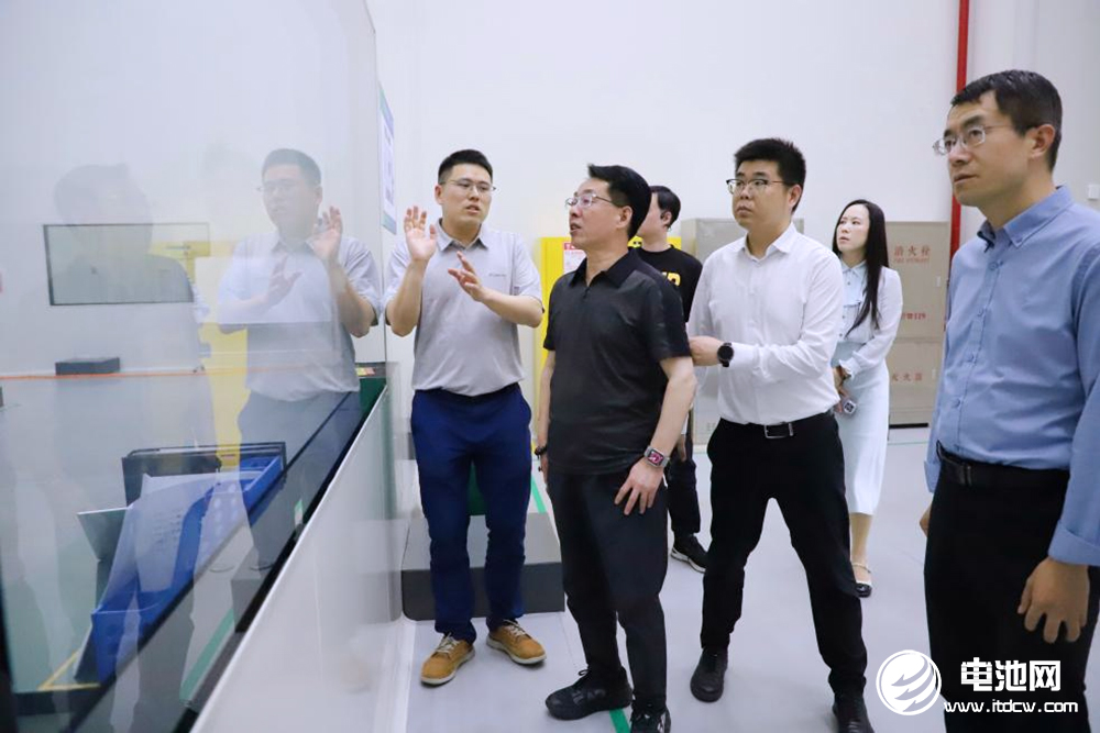 中國電池新能源產(chǎn)業(yè)鏈調(diào)研采訪團(tuán)（安徽站）一行到訪安瓦科技