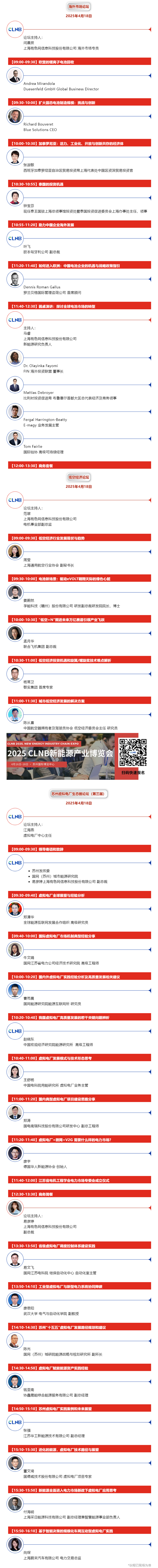 CLNB 2025新能源產(chǎn)業(yè)博覽會(huì)巨頭云集，論壇看點(diǎn)爆棚！