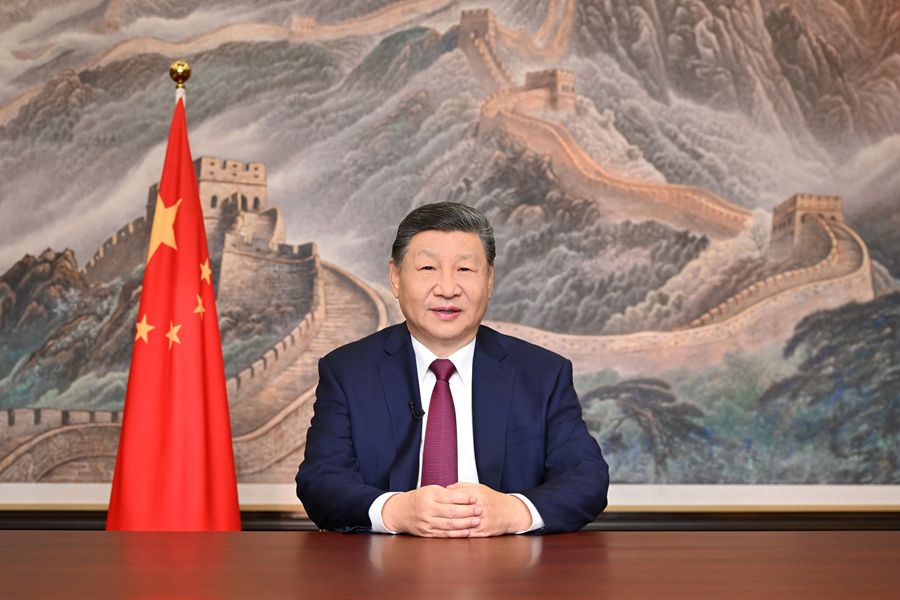 國家主席習近平發表二〇二六年新年賀詞
